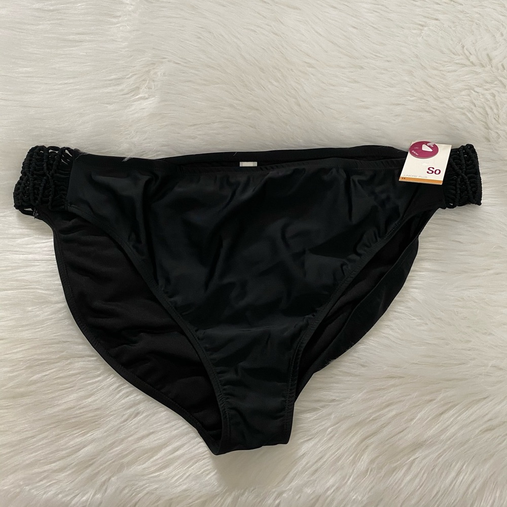 SO Blk Bikini Bottoms Junior’s Plus 3X